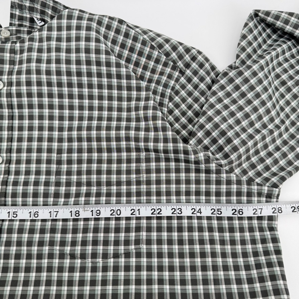UNTUCKit Shirt Mens 3XL Green Plaid Regular Fit Button Down - Picture 4 of 11